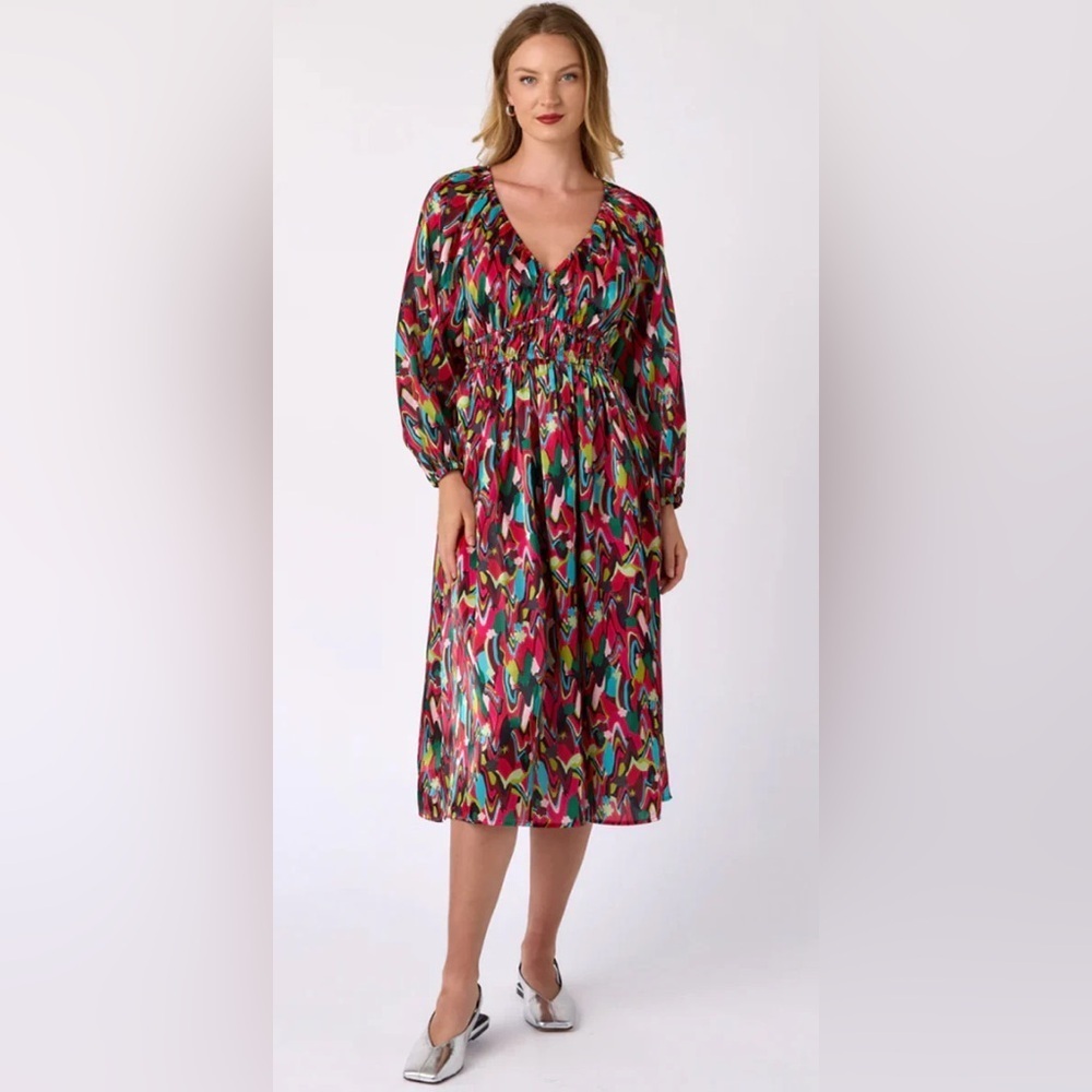 Crosby by Mollie Burch Holland Dress Size Medium Color Pink